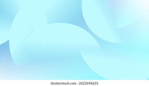 A clean light blue and green geometric design, combining cool tones with structured shapes. Ideal for tech, business, or modern abstract visuals with a fresh, professional feel.