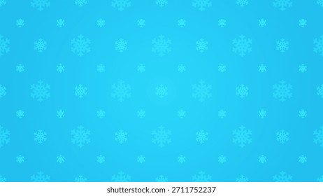 Diseño de fondo Horizontal de textura simple de copos de nieve azul claro limpio