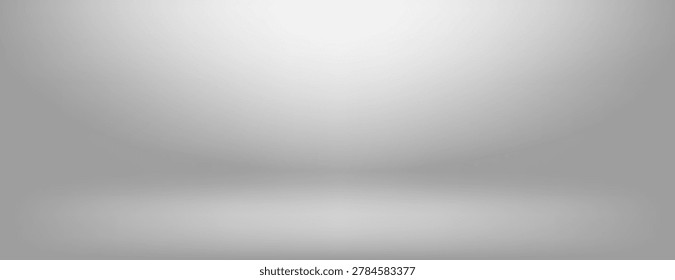 Clean light gray studio room backdrop gradient