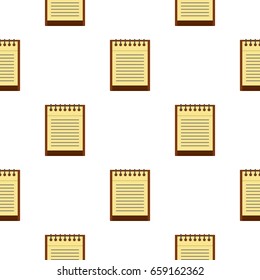 Clean lined sheet of notepad pattern seamless for any design vector illustration
