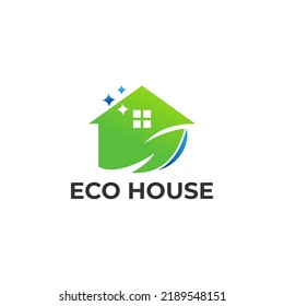 diseño de logotipo limpio para eco house