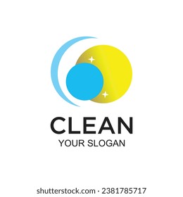 Clean logo design simple concept Premium Vector