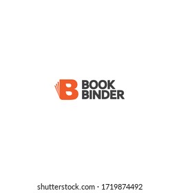 Clean logo mark with the symbol shaped in the form of a stylized B with open leaves