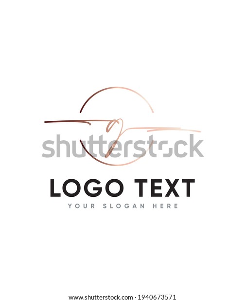 A\
clean lovely flow and smooth vibe stylish letter type G logo\
template, Vector logo for business and company\
identity
