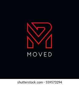 Diseño vectorial del icono de la compañía de logotipo Limpiar M