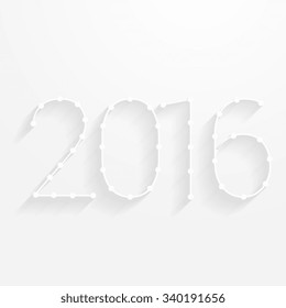 clean minimal 2016 new year