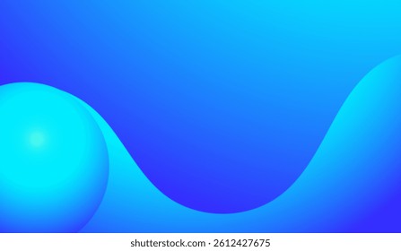 Clean Minimal Blue Background, eps 10