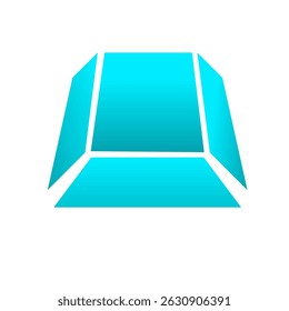 Vetor de ícone de caixa limpo e mínimo, perfeito para conceitos de empacotamento, aplicativos de entrega, sistemas de armazenamento, plataformas de logística e projetos de comércio eletrônico. Ideal para IU, marca ou infográficos.