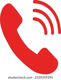 Um vetor de ícone de contato limpo e mínimo mostrando símbolos de comunicação.