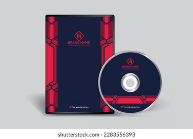 Clean minimal DVD cover design