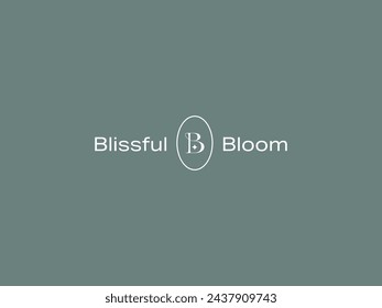 Clean and Minimal Logo Template with Initial and Wordmark for Spa, cosmetic, and beauty business