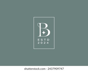 Clean and Minimal Logo Template with Initial and Wordmark for Spa, cosmetic, and beauty business