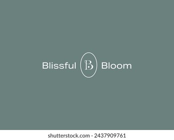 Clean and Minimal Logo Template with Initial and Wordmark for Spa, cosmetic, and beauty business