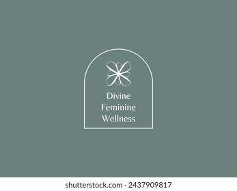 Clean and Minimal Logo Template with Initial and Wordmark for Spa, cosmetic, and beauty business