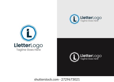 Design de logotipo L limpo, minimal e moderno, perfeito para marca, monogramas e identidade corporativa.