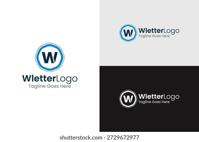 Clean, Minimal and modern W logo design, perfect for branding, monograms, and corporate identity