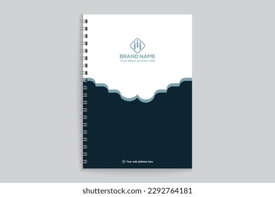 Saubere minimale Notebook-Titelvorlage