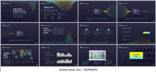 Clean and minimal presentation templates. Business infographic. Brochure cover vector design. Presentation slides for flyer, leaflet, brochure, corporate, marketing, advertising, annual report, banner