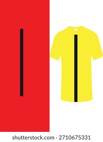Una camiseta limpia y minimalista con un tejido suave y cómodo con un diseño moderno y sencillo. Perfecto para el uso diario, estilo sin esfuerzo y trajes casuales.