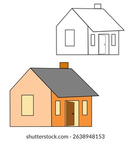 A clean and minimal vector icon of a house. Ideal for websites, apps, maps, and real estate designs. Fully scalable, editable, and perfect for modern digital interfaces and UI projects
