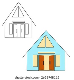 Un ícono de Vector limpio y mínimo de una casa. Ideal para Sitios web, App, mapas y diseños inmobiliarios. Totalmente escalable, editable y perfecto para interfaces digitales modernas y proyectos de interfaz de usuario