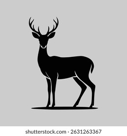 A clean and minimal vector-style silhouette illustration, perfect for modern, professional, or artistic design projects Black