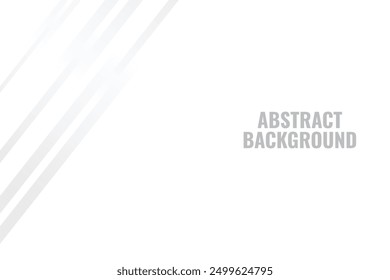 A clean and minimalist background design with a white backdrop. Subtle diagonal lines in varying shades of gray streak across the left side of the image, adding a sense of movement.