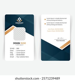 Clean and Minimalist ID Card Design