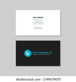 Clean Minimalist Landscape Business Card for Your Company