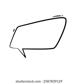 Clean and minimalist line art speech bubbles. Ideal for comics, social media, advertisements, and more. High-quality and easily customizable for any design need.