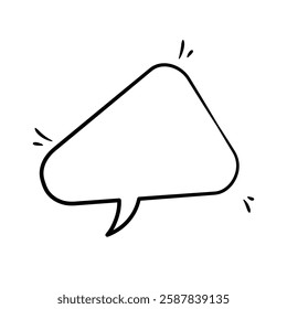 Clean and minimalist line art speech bubbles. Ideal for comics, social media, advertisements, and more. High-quality and easily customizable for any design need.