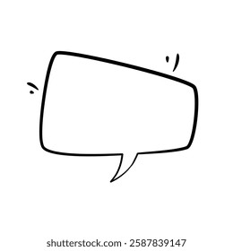 Clean and minimalist line art speech bubbles. Ideal for comics, social media, advertisements, and more. High-quality and easily customizable for any design need.