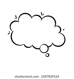 Clean and minimalist line art speech bubbles. Ideal for comics, social media, advertisements, and more. High-quality and easily customizable for any design need.