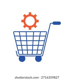 Um ícone de linha limpo e minimalista representando Aquisição, perfeito para projetos de compra, apresentações de sistema de fornecimento e designs de comércio eletrônico