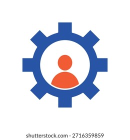 A clean, minimalist line icon representing Management, perfect for business projects, HR presentations, and professional app interfaces