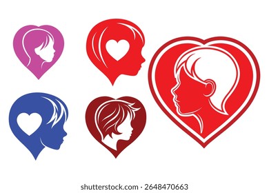 Um design de logotipo limpo e minimalista com uma silhueta de perfil. Este gráfico versátil é adequado para marcas, identidade e várias aplicações de design, oferecendo um moderno e sofisticado.