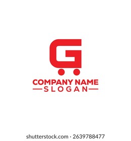 A clean and minimalist logo design representing a shopping cart carrying a shopping bag. Perfect for startups, small businesses, and online retailers looking for a straightforward and easily recogniza