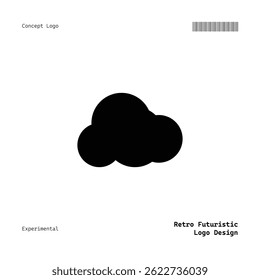 Clean Minimalist Logo with Retro and Futuristic Elements