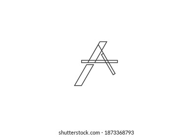 letra limpia, minimalista, moderna, dinámica, abstracta Un logotipo para empresa creativa