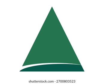 Um vetor de ícone de montanha limpo e minimalista com picos agudos e linhas naturais. Perfeito para projetos de design ou marca ao ar livre, caminhadas, aventura, viagens e logotipo da natureza.
