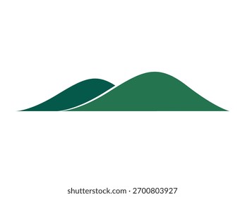 A clean and minimalist mountain icon vector featuring sharp peaks and natural lines. Perfect for outdoor, hiking, adventure, travel, and nature logo design or branding projects.