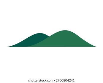 A clean and minimalist mountain icon vector featuring sharp peaks and natural lines. Perfect for outdoor, hiking, adventure, travel, and nature logo design or branding projects.