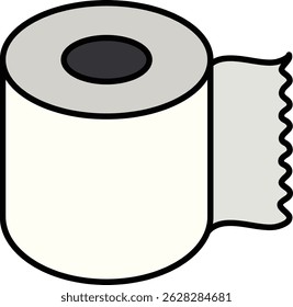 Clean and Minimalist Toilet Paper Roll 