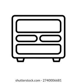 Clean and minimalist vector illustration of empty bus seat rows, perfect for transportation, travel, and public transit design projects with a professional look.