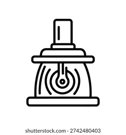 Clean and minimalist vector illustration of a modern microwave oven, perfect for kitchen appliance graphics, cooking guides, and technology-related designs with a sleek and professional look.
