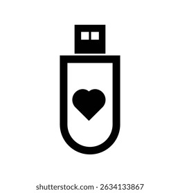 a clean minimalist vector illustration of usb