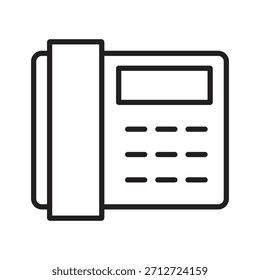 Un contorno de Vector limpio y minimalista de un teléfono móvil o tableta estándar. Ideal para representar tecnología, App, comunicación y servicios digitales en Web e impresión.
