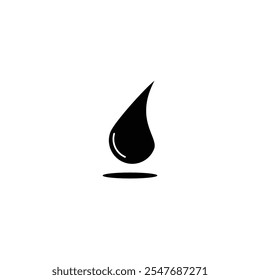 A clean, minimalist water icon, perfect for representing water-related concepts, environmental themes, and digital designs in various creative projects