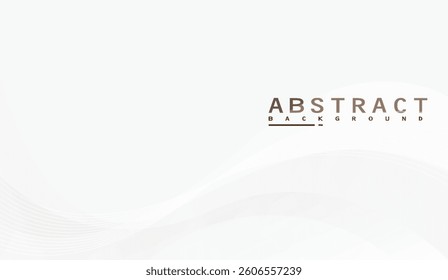 Clean Minimalist White Abstract Background with Subtle Waves and Text, Suitable for Modern Designs and Presentation Templates offering a Soft and Elegant Aesthetic