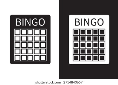 Juego de cartas de bingo limpio y minimalista sin números. Billetes de juego en blanco para las ilustraciones de lotería y keno. Hojas de Vector para juegos de casino, contenido de entretenimiento y materiales de apuestas imprimibles.